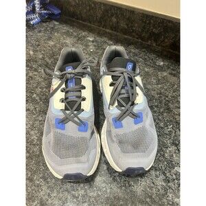 On Running Cloudstratus Men's Fossil Midnight Running Shoes Size 11 Blue Gray